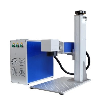 Perhiasan Plastik Serat Logam Mesin Penandaan Laser 30W Mini Portable Desktop Laser Marker