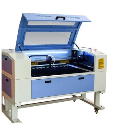 9060 Mini CO2 CNC Mesin Laser Ukiran 0-400mm/s Pendingin udara