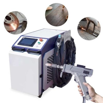 3 In 1 Fiber Laser Welder Handheld 1000W 1500W 2000W Untuk Karbon Aluminium
